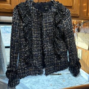 Ann Taylor Blue and Colorful Blazer